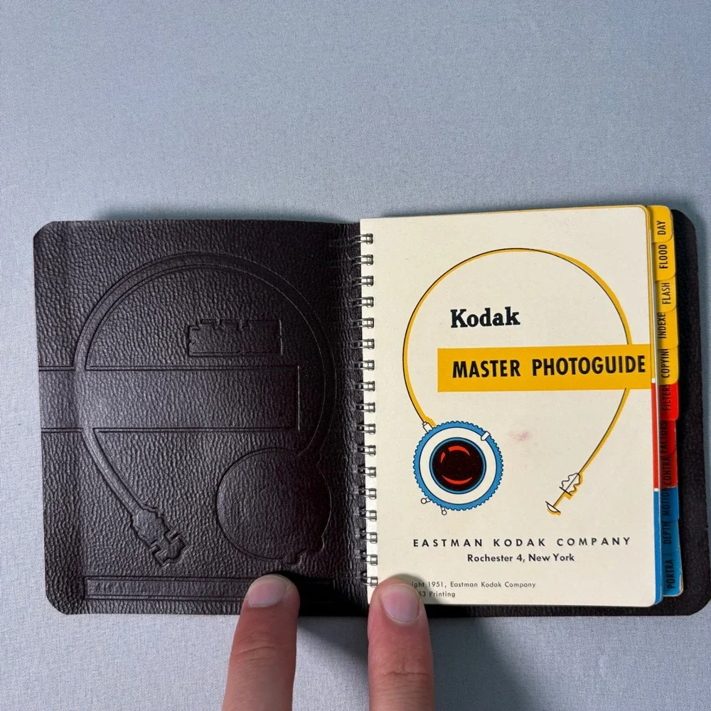 Vintage 1951 Kodak Master Photoguide Manual Eastman Kodak Bound Pocket Book